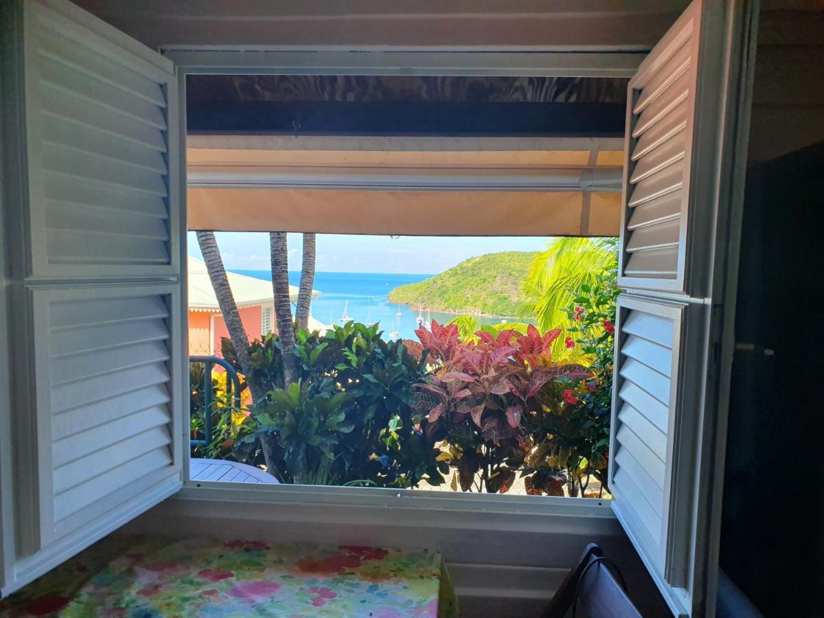 Rose Phoenix Rez-De-Jardin Piscine Et Vue Mer Les Anses-d'Arlets Luaran gambar